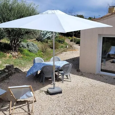Charmant T2 Renove Avec Jardin Saint-Mathieu-de-Tréviers Exterior foto