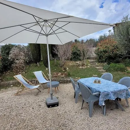 Charmant T2 Renove Avec Jardin Saint-Mathieu-de-Tréviers Exterior foto
